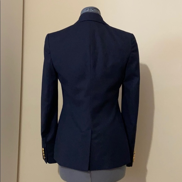 Classic Navy Club Blazer with gold buttons by RL - Picture 6 of 7